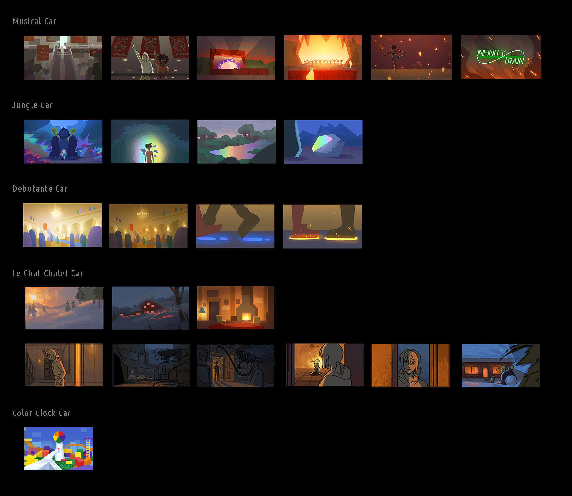 Infinity Train - Color Keys