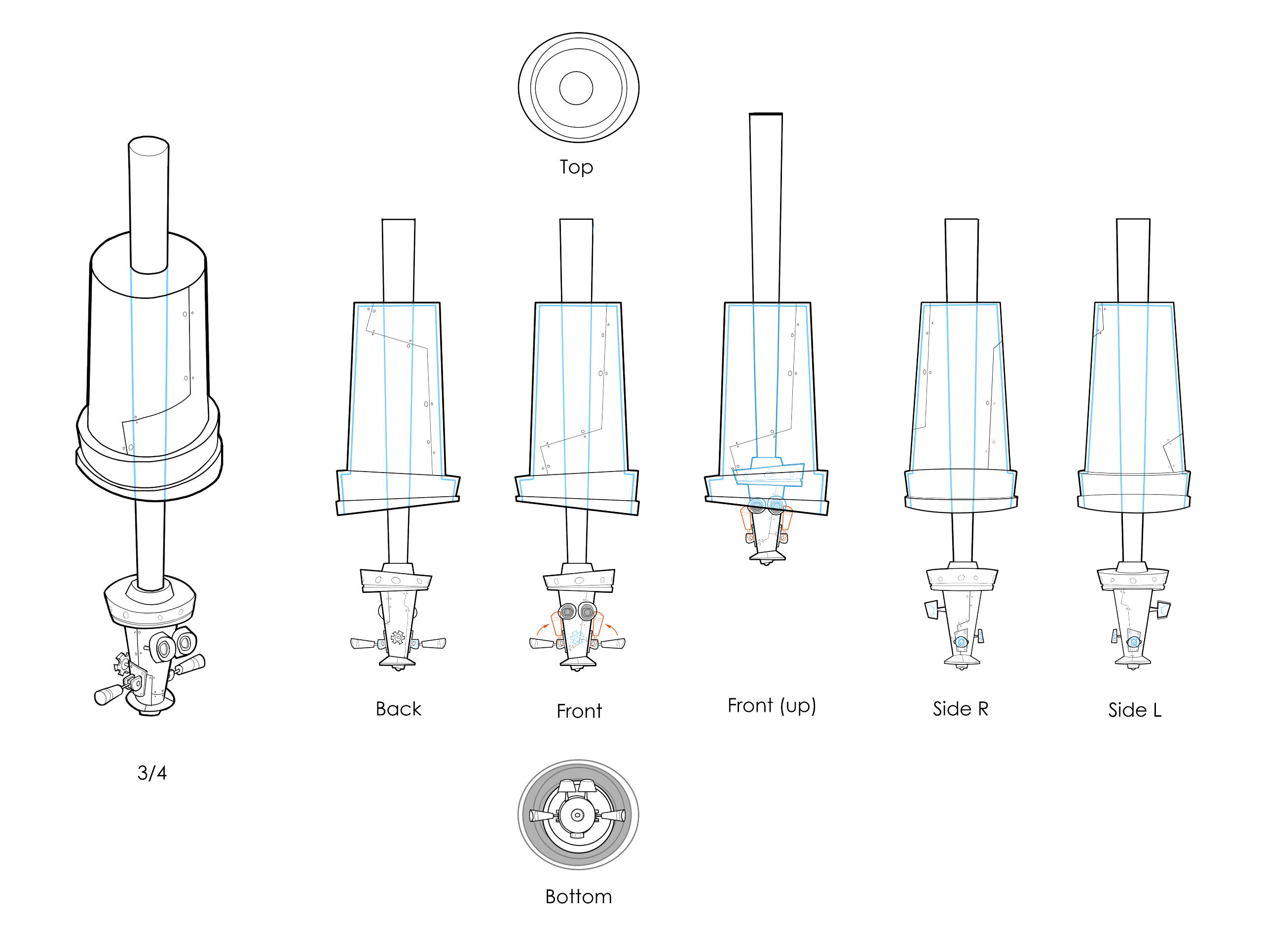 King Julian - Set Design (Submarine Interior)