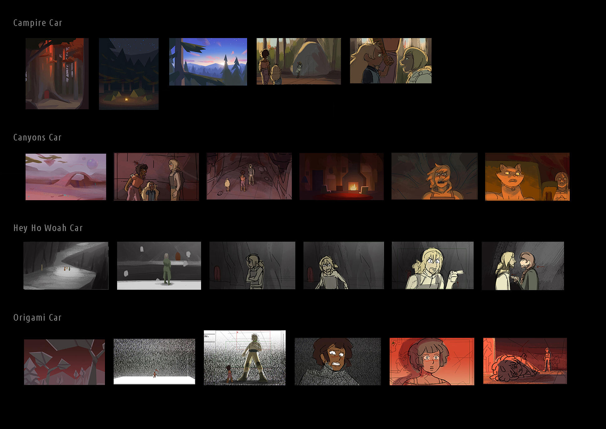 Infinity Train - Color Keys